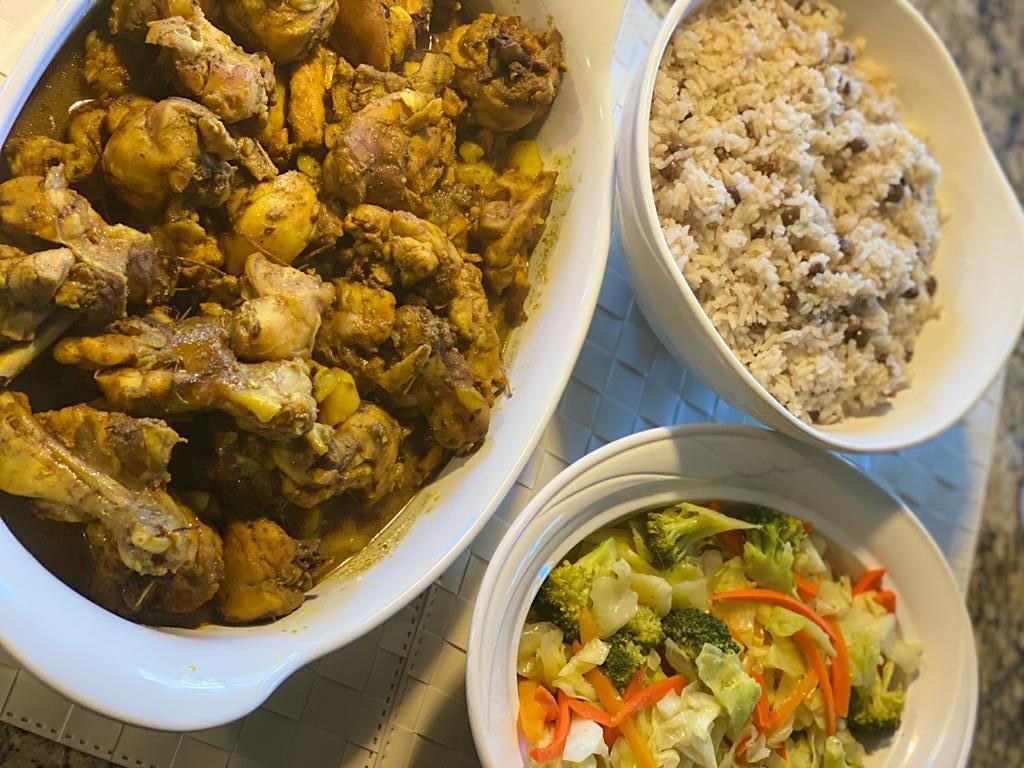 Curried Chicken Rice And Vegetable