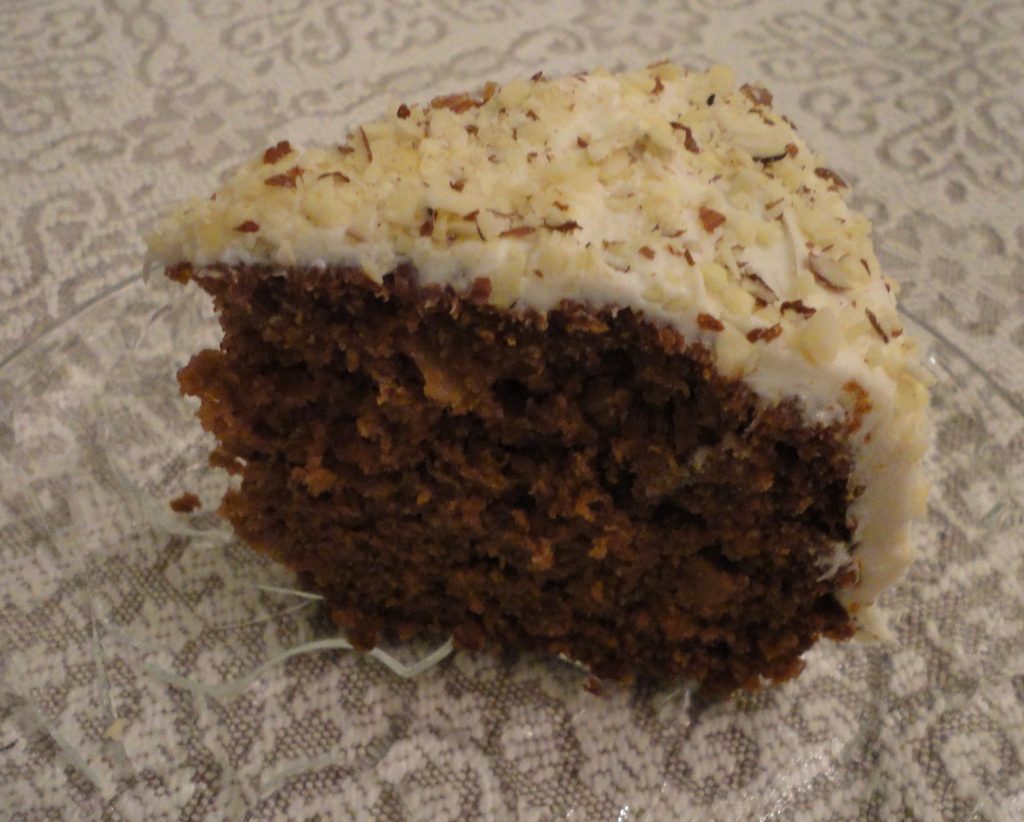 Carrot Coconut Nut Cake