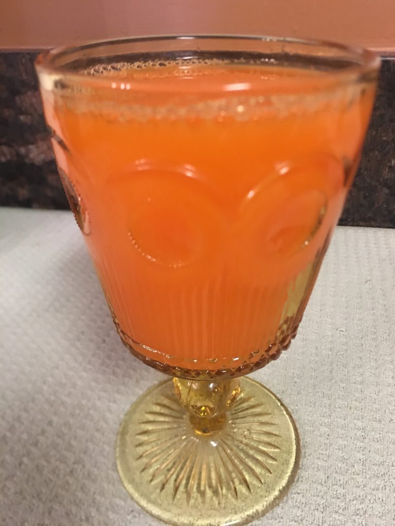 Carrot Ginger Lemon-Sugar Juice