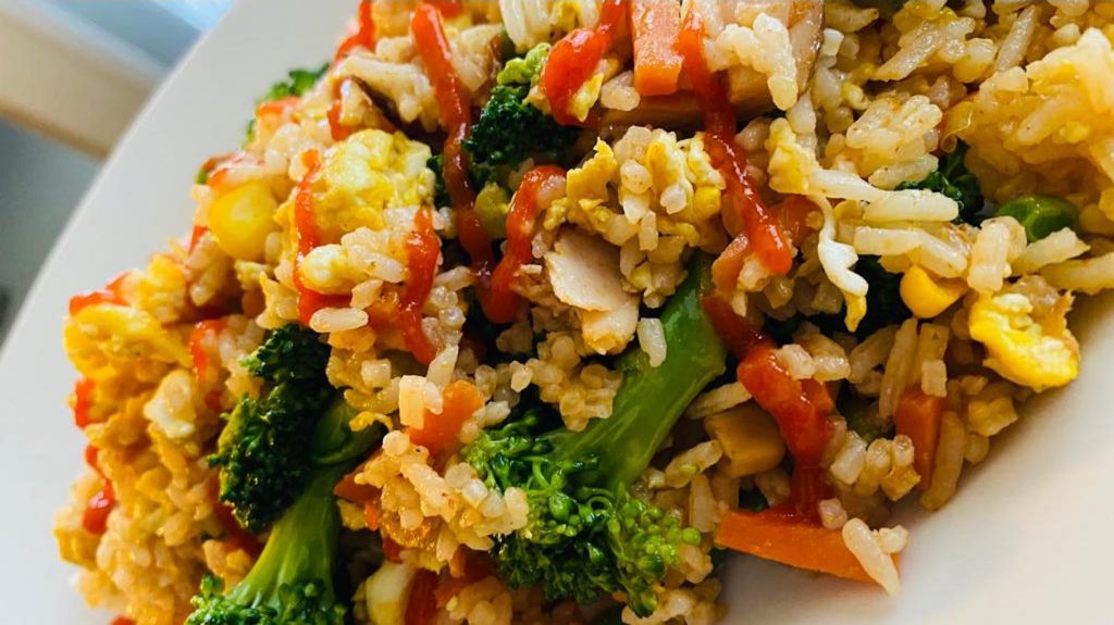 Chicken Vegetable Seasoned Rice