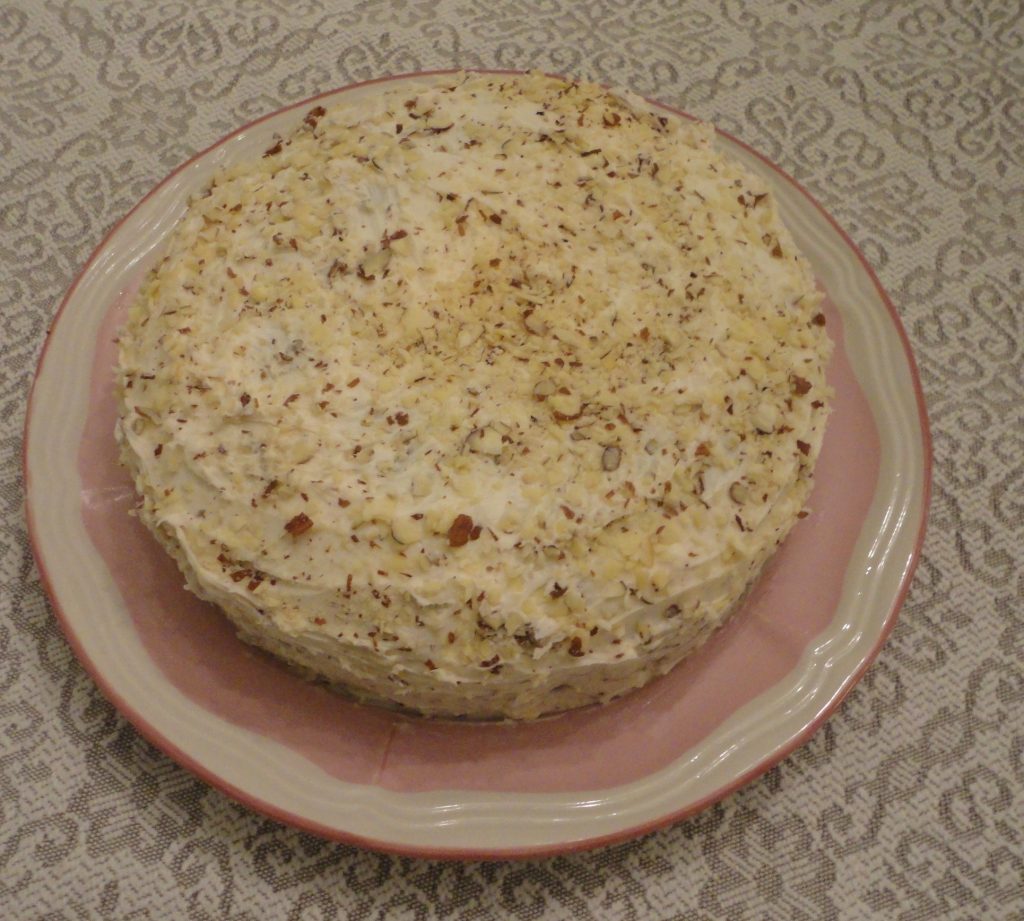 Carrot Coconut Nut Cake