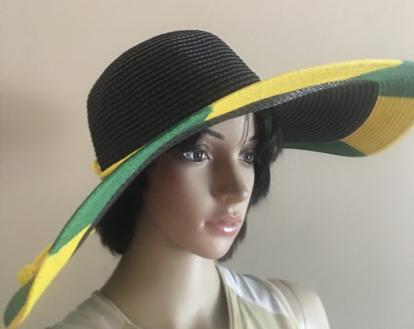 Jamaican Flag Color Floppy Sun Hats