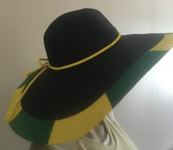 Jamaican Flag Color Floppy Sun Hats