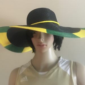 Jamaican Flag Color Floppy Sun Hats