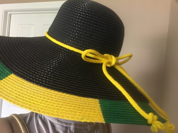 Jamaican Flag Color Floppy Sun Hats