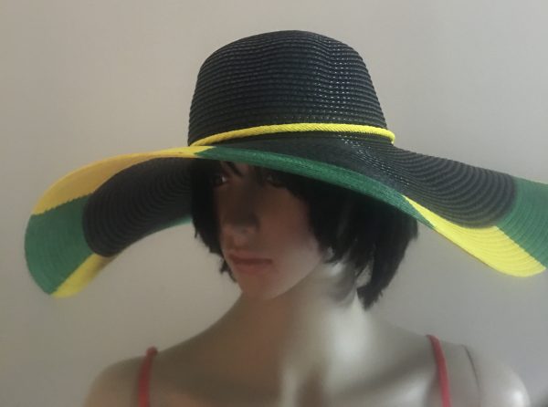 Jamaican Flag Color Floppy Sun Hats