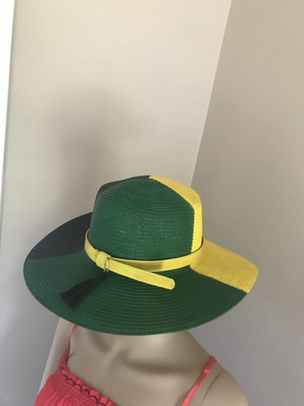 Jamaican Colors Painted Narrow Brim Sports Hat