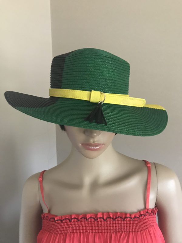 Jamaican Colors Painted Narrow Brim Sports Hat