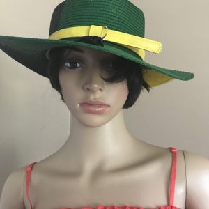 Jamaican Colors Painted Narrow Brim Sports Hat