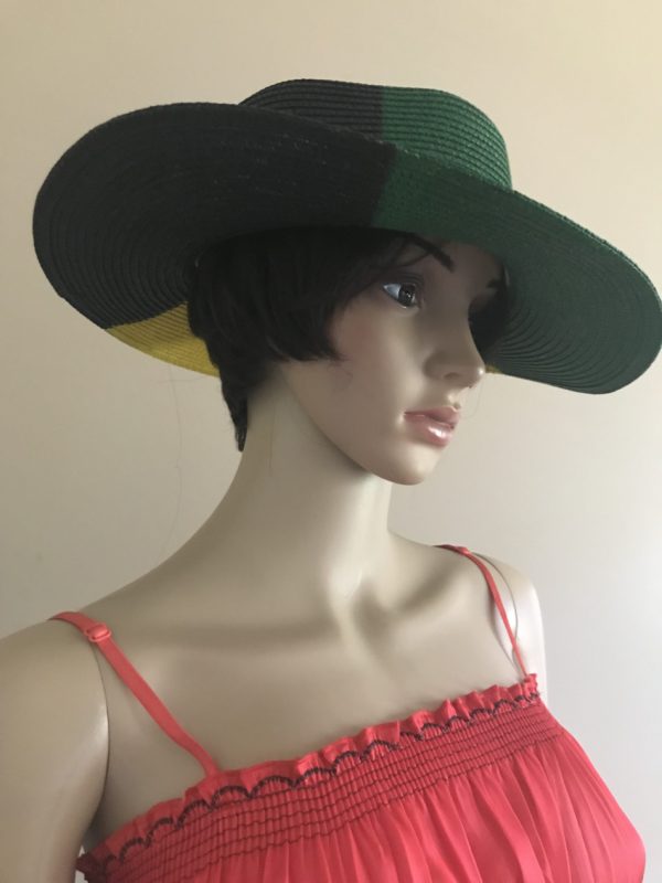 Jamaican Colors Painted Narrow Brim Sports Hat